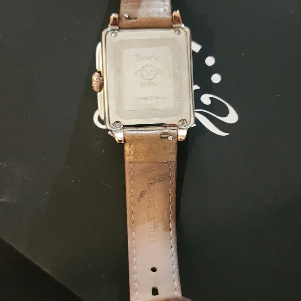 GV2 BY GEVRIL Bari Multi White Mother of Pearl Dial Ladies Watch Item No. 9214. - Picture 10 of 14